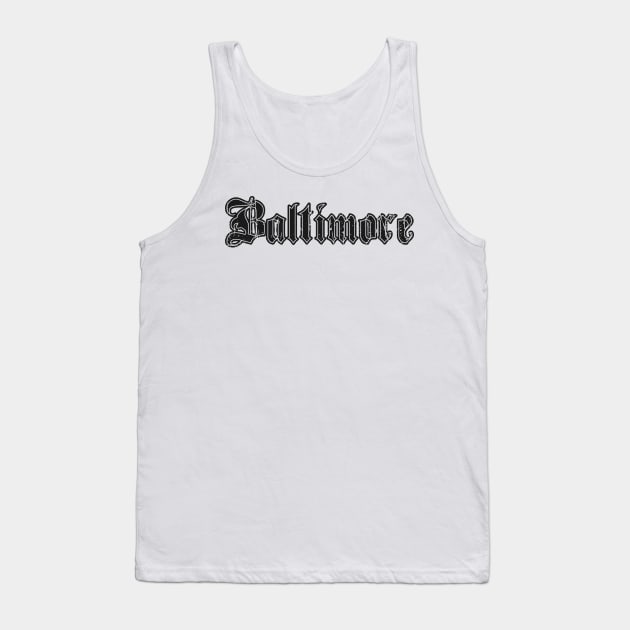 baltimore Tank Top by DeekayGrafx